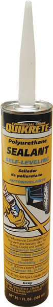 Quikrete 18660-10 Sealant, Gray, 10.1 oz Caulking Tube [SKU: ORG7072622]