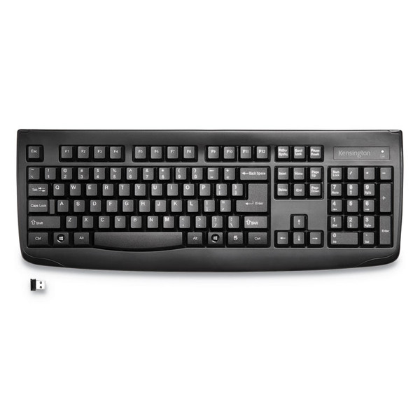 Pro Fit Wireless Keyboard, 18.38 x 8 x 1.25, Black [SKU: KMW72450]