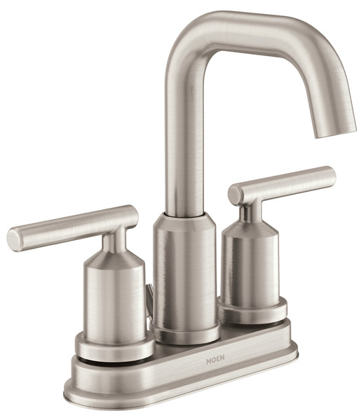 Moen Gibson Series WS84228SRN Bathroom Faucet, 1.2 gpm, 2-Faucet Handle, 3-Faucet Hole, Metal, Brushed Nickel [SKU: ORG7381106]