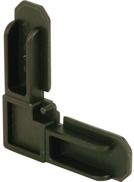Make-2-Fit PL 7725 Square Cut Screen Frame Corner, Plastic, Bronze, For: Square-Cut Ends of 7/16 Aluminum Screen Frame [SKU: ORG4162376]