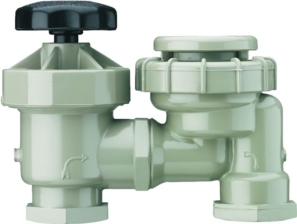 Lawn Genie L4034 Anti-Siphon Valve, 3/4 in, FNPT, 150 psi Pressure, 0 to 30 gpm, PVC Body [SKU: ORG4975249]