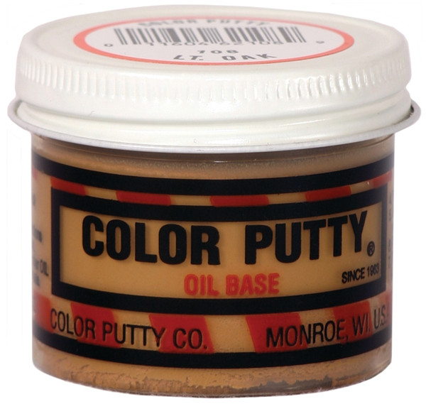 COLOR PUTTY 108 Wood Filler, Color Putty, Mild, Light Oak, 3.68 oz Jar [SKU: ORG8887747]