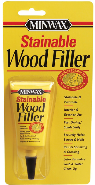 Minwax 42851000 Wood Filler, Solid, Natural, 1 oz Tube [SKU: ORG5578109]