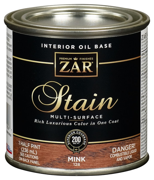 ZAR 12806 Wood Stain, Early American, Liquid, 0.5 pt, Can [SKU: ORG0102392]
