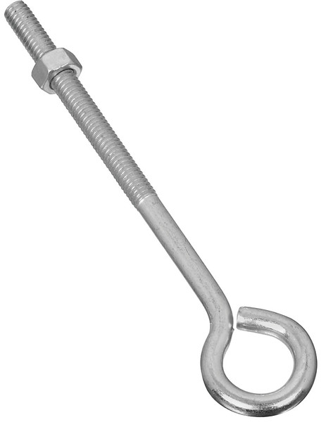 National Hardware N221-242 Eye Bolt, 5/16-18 Thread, 3 in L Thread, 3/4 in ID Dia Eye, 4.72 in L Shank, Steel, Zinc [SKU: ORG6790018]
