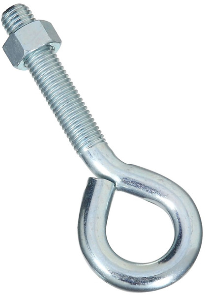 National Hardware N347-666 Eye Bolt, 5/8 in Thread, 3-1/4 in L Thread, 1-1/4 in ID Dia Eye, 560 lb Working Load, Steel [SKU: ORG6844104]