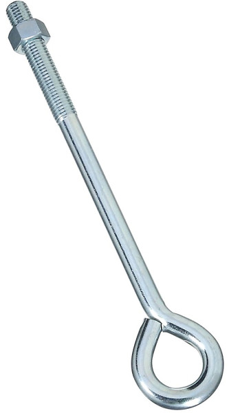 National Hardware N347-690 Eye Bolt, 5/8 in Thread, 3-3/4 in L Thread, 1-1/4 in ID Dia Eye, 560 lb Working Load, Steel [SKU: ORG6844278]