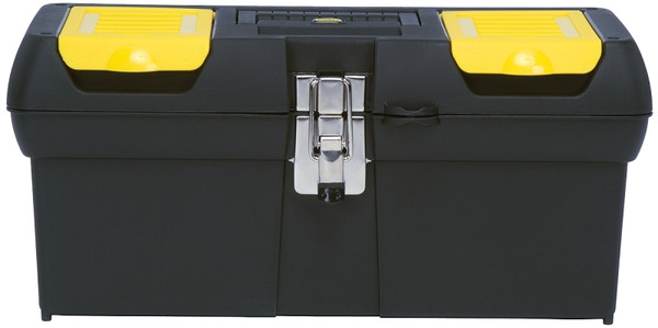 STANLEY 016013R Tool Box with Tray, 2.1 gal, Polypropylene, Black [SKU: ORG6973275]