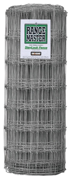 Rangemaster 6970 Staylock Fence, 330 ft L, 49 in H, 12-1/2 Gauge, Steel, Galvanized [SKU: ORG1111715]
