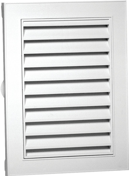 Duraflo 626120-00 Gable Vent, 27-1/2 in L, 21-1/2 in W, Polypropylene, White [SKU: ORG4823738]