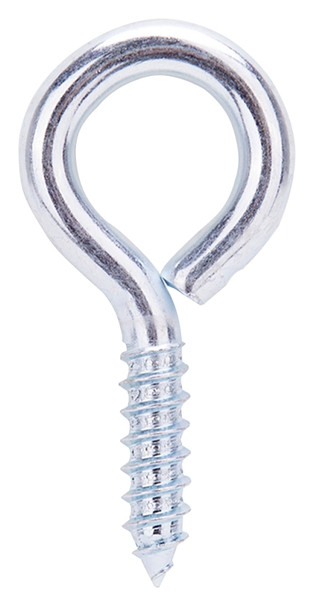 ProSource LR207 Screw Eye, 7.55 mm Dia Wire, 9.3 mm Thread, 1 in L Thread, 2-7/8 in OAL, 286 lb Working Load, Steel [SKU: ORG3539756]
