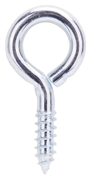 ProSource LR212 Screw Eye, 6 mm Dia Wire, 7.5 mm Thread, 1 in L Thread, 2-3/16 in OAL, 178 lb Working Load, Steel, Zinc [SKU: ORG7051923]