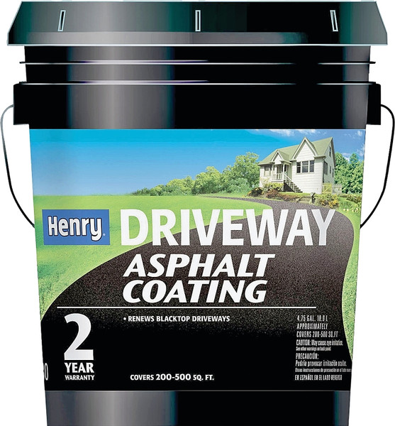 Henry HE130074 Asphalt Coating, Liquid, Black, 4.75 gal Pail [SKU: ORG0028068]