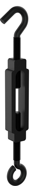 National Hardware N820-119 Turnbuckle, 65 lb Working Load, 3/16 in Thread, Hook, Eye, 5-1/2 in Take-Up, Steel [SKU: ORG7454655]