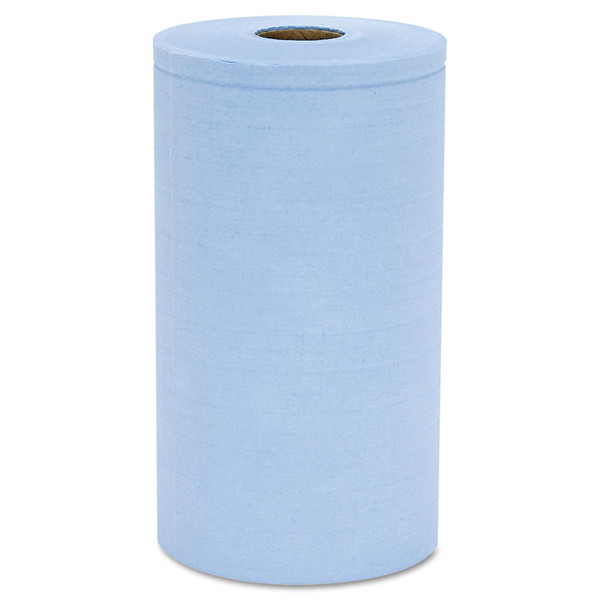 Prism Scrim Reinforced Wipers, 4-Ply, 9.75" x 275 ft, Blue, 6 Rolls/Carton [SKU: HOSC2375BH]
