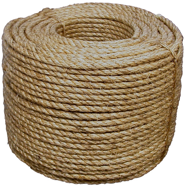 T.W. Evans Cordage 30-094 Rope, 1 in Dia, 300 ft L, Manila, Natural [SKU: ORG6567879]