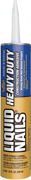 Liquid Nails LN-901 Heavy-Duty Construction Adhesive, Tan, 10 oz Cartridge [SKU: ORG6140149]