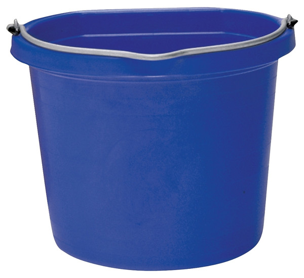 FORTEX-FORTIFLEX FB-108 FB-108BL Bucket, 8 qt Volume, Rubber/Polyethylene, Blue [SKU: ORG9620063]