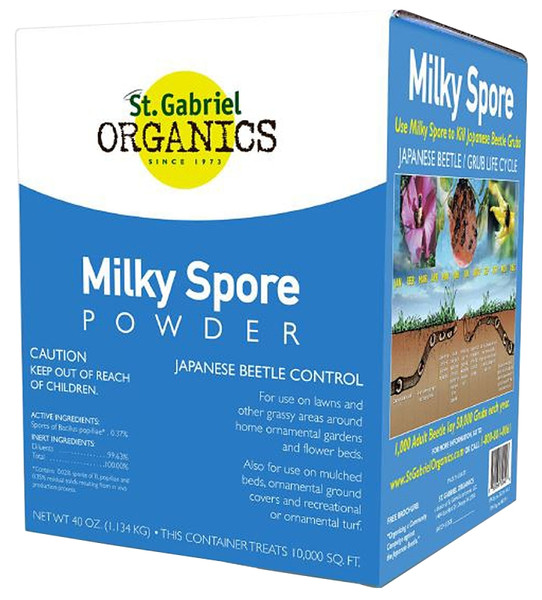 St. Gabriel ORGANICS 80040-6 Milky Spore Powder, 40 oz [SKU: ORG9088782]