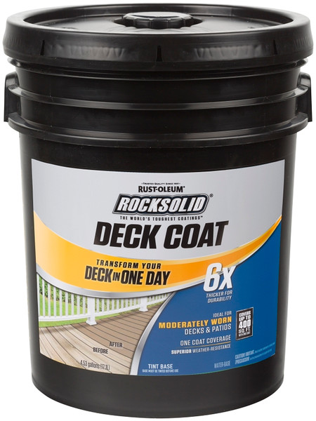 RUST-OLEUM 300123 Deck Coat Resurfacer, Liquid, 5 gal [SKU: ORG5451760]
