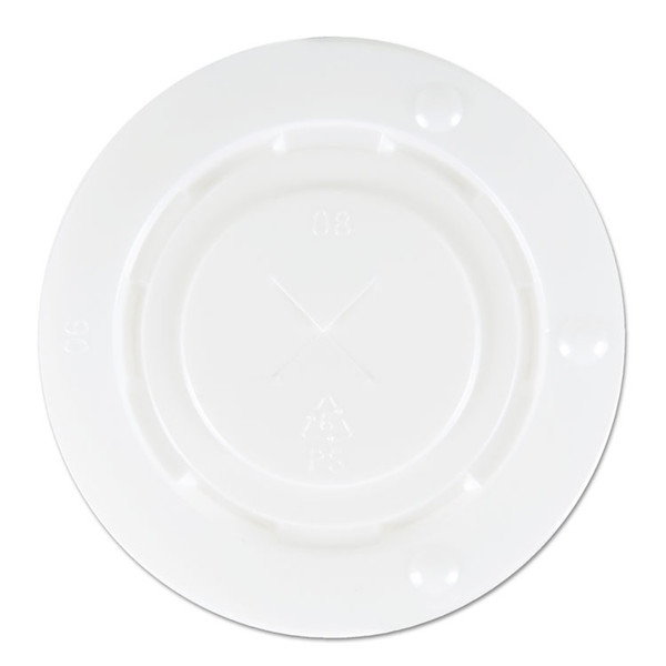 Deerfield Cold Cup Lids, Fits 12 oz to 20 oz Cups, Clear, Plastic, 50/Pack, 20 Packs/Carton [SKU: BWKDEERCLIDW]