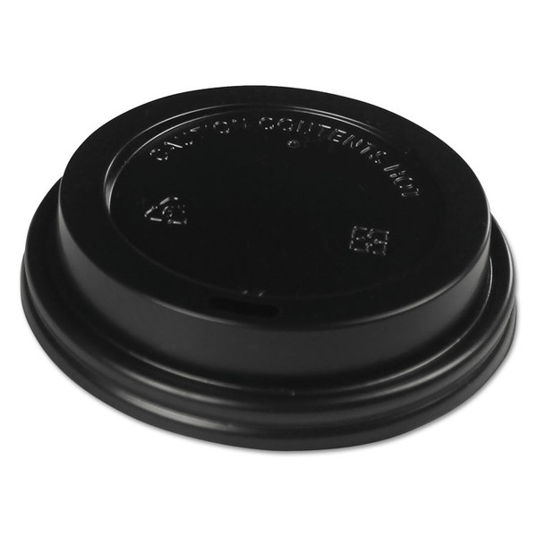 Hot Cup Lids, Fits 10 oz to 20 oz Hot Cups, Black, 1,000/Carton [SKU: BWKHOTBL1020]