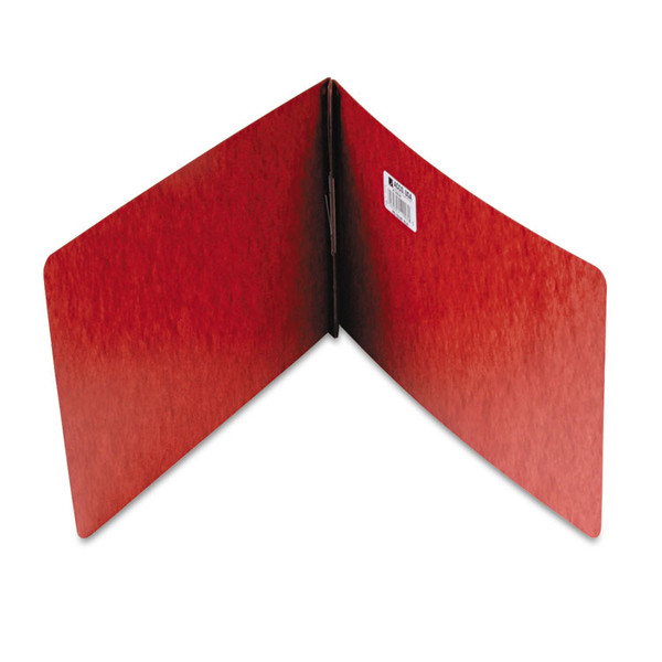 Pressboard Report Cover with Tyvek Reinforced Hinge, Two-Piece Prong Fastener, 2" Capacity, 8.5 x 14, Red/Red [SKU: ACC19928]