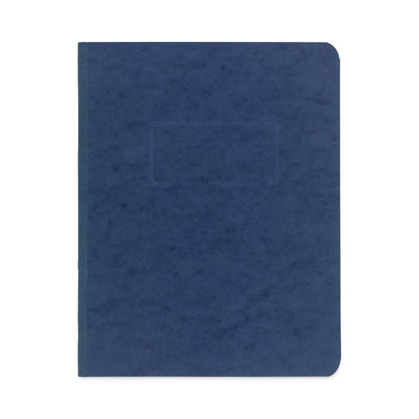 Pressboard Report Cover with Tyvek Reinforced Hinge, Two-Piece Prong Fastener, 3" Capacity, 8.5 x 11, Dark Blue/Dark Blue [SKU: ACC25973]