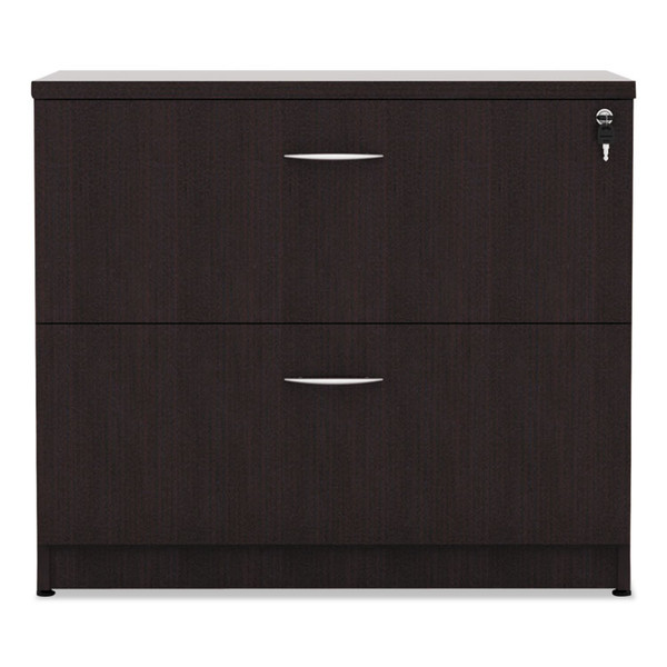 Alera Valencia Series Lateral File, 2 Legal/Letter-Size File Drawers, Espresso, 34" x 22.75" x 29.5 [SKU: ALEVA513622ES]