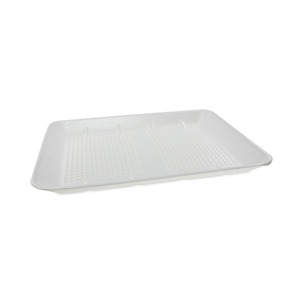 Supermarket Tray, #1014 Family Pack Tray, 13.88 x 9.88 x 1, White, Foam, 100/Carton [SKU: PCTHTF110140000]