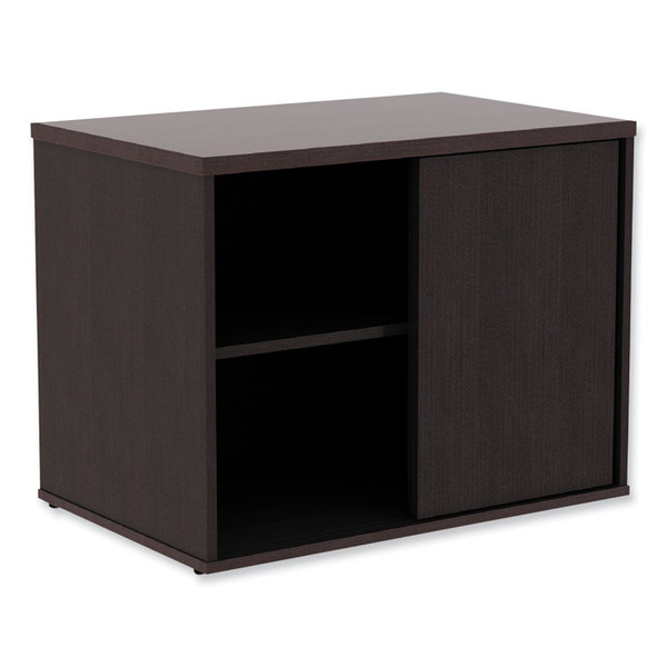 Alera Open Office Low Storage Cab Cred, 29.5w x 19.13d x 22.78h, Espresso [SKU: ALELS593020ES]