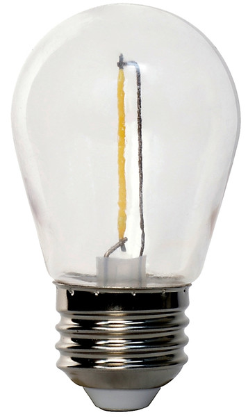 Feit Electric S14/822/FILED/4 LED Replacement Bulb, Decorative, S14 Lamp, 11 W Equivalent, E26 Lamp Base [SKU: ORG8577967]