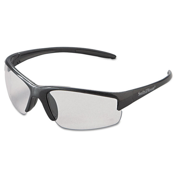 Equalizer Safety Glasses, Gunmetal Frame, Clear Anti-Fog Lens [SKU: KCC21296]