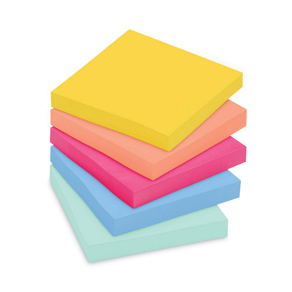 Note Pads in Summer Joy Collection Colors, 3" x 3", Summer Joy Collection Colors, 90 Sheets/Pad, 12 Pads/Pack [SKU: MMM65412SSJOY]