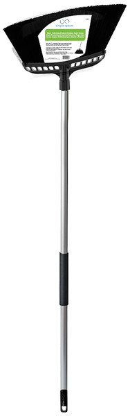 Simple Spaces 2032 Angle Broom, 11 in Sweep Face, Polypropylene Bristle, Steel Handle [SKU: ORG5156203]