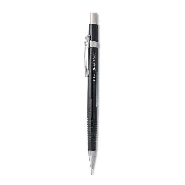 Sharp Mechanical Pencil, 0.5 mm, HB (#2.5), Black Lead, Black Barrel [SKU: PENP205A]