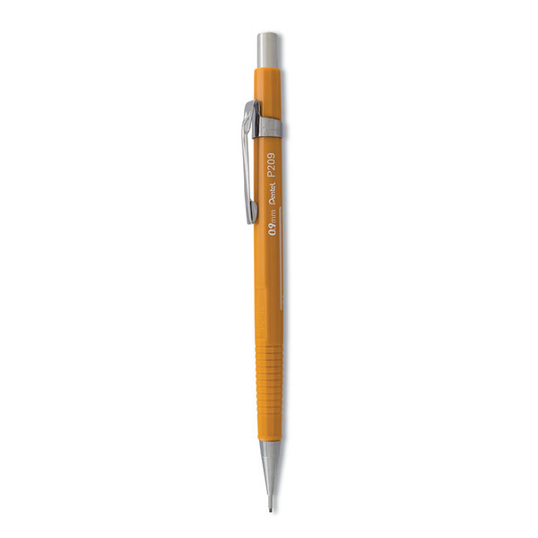 Sharp Mechanical Pencil, 0.9 mm, HB (#2.5), Black Lead, Yellow Barrel [SKU: PENP209G]