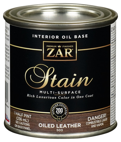 ZAR 50306 Interior Stain, Oiled Leather, Liquid, 0.5 pt [SKU: ORG8870396]