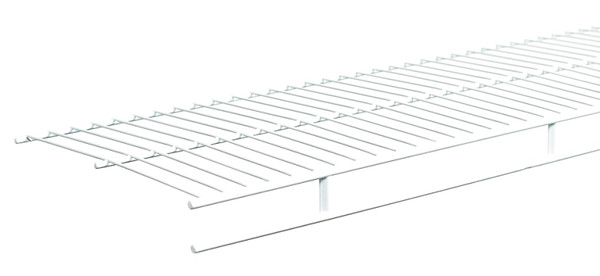 ClosetMaid 37300 Wire Shelf, 1-Level, 12 in L, 144 in W, Steel, White [SKU: ORG6933865]