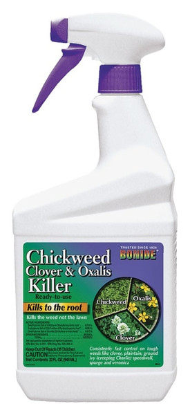 Bonide 0612 Weed Killer, Liquid, Spray Application, 1 qt [SKU: ORG0750679]