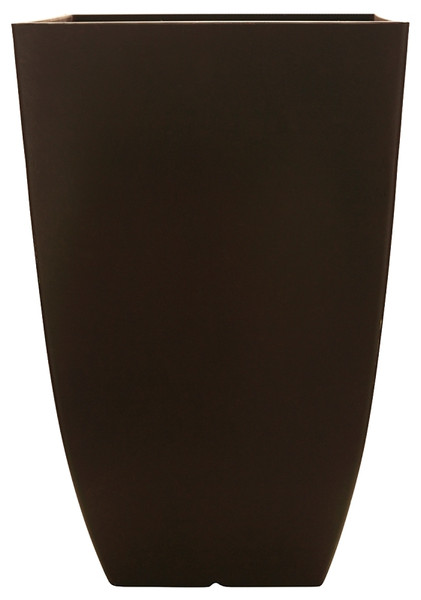 Southern Patio HDR-029892 Tall Planter, 11.89 in W, 11.89 in D, Square, Resin, Coffee [SKU: ORG8249088]