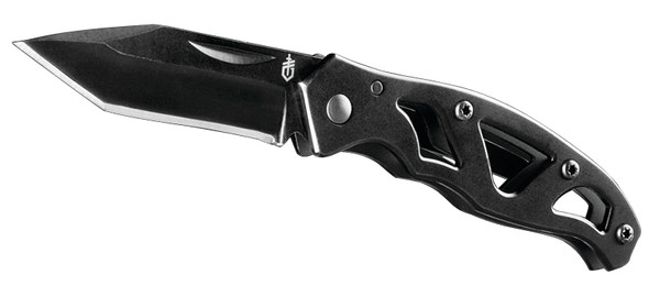 GERBER 31-001729 Folding Knife, 2.13 in L Blade, 7Cr17MoV Stainless Steel Blade, 1-Blade, Textured Handle, Black Handle [SKU: ORG9368580]