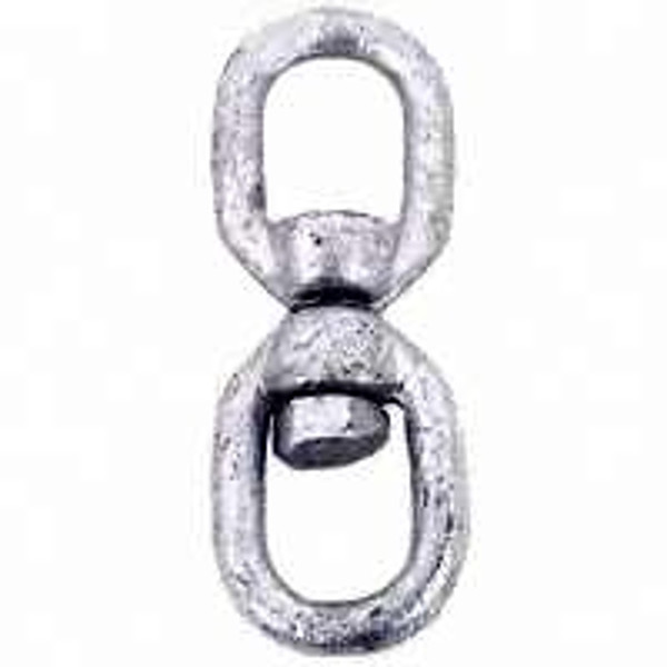 Koch 083293/89584 Chain Swivel, 3/8 x 3/8 in Trade, 2250 lb Working Load, Steel, Zinc [SKU: ORG6535959]