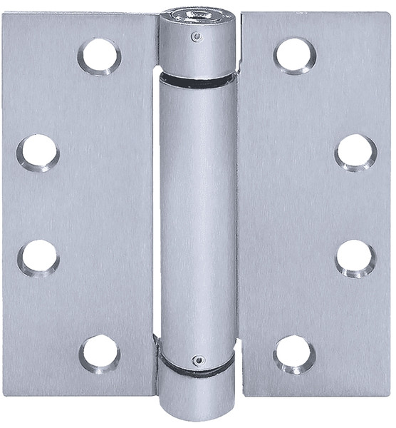 Tell Manufacturing HG100323 Spring Hinge, Stainless Steel, Satin, Fixed Pin, Wall Mounting [SKU: ORG4791489]