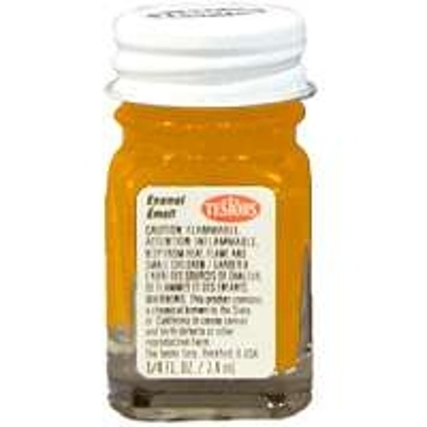 TESTORS 1127TT Enamel Paint, Gloss, Orange, 0.25 oz, Bottle [SKU: ORG4851457]