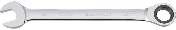 DeWALT DWMT75244OSP Combination Wrench, Metric, 21 mm Head, 11-7/32 in L, Chrome, Comfort-Grip Handle [SKU: ORG7517782]