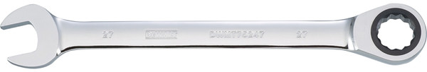 DeWALT DWMT75247OSP Combination Wrench, Metric, 27 mm Head, 14-1/8 in L, Chrome, Comfort-Grip Handle [SKU: ORG7517832]
