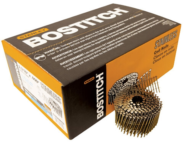 Bostitch C7R90BDSS-316 Siding Nail, 2-3/16 in L, Stainless Steel, Ring Shank [SKU: ORG7346802]