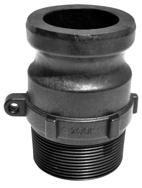 GREEN LEAF F Series 300F Camlock Coupling, 3 in, Male Adapter x MNPT, Plastic [SKU: ORG5412762]