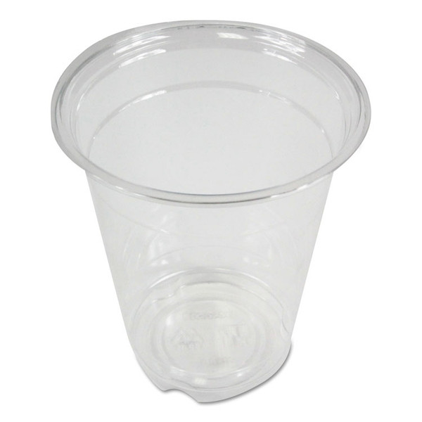 Clear Plastic Cold Cups, 12 oz, PET, 20 Cups/Sleeve, 50 Sleeves/Carton [SKU: BWKPET12]